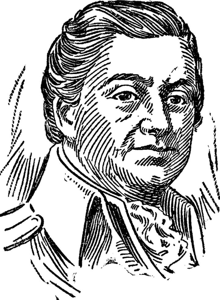 henry knox, årgång illustration vektor