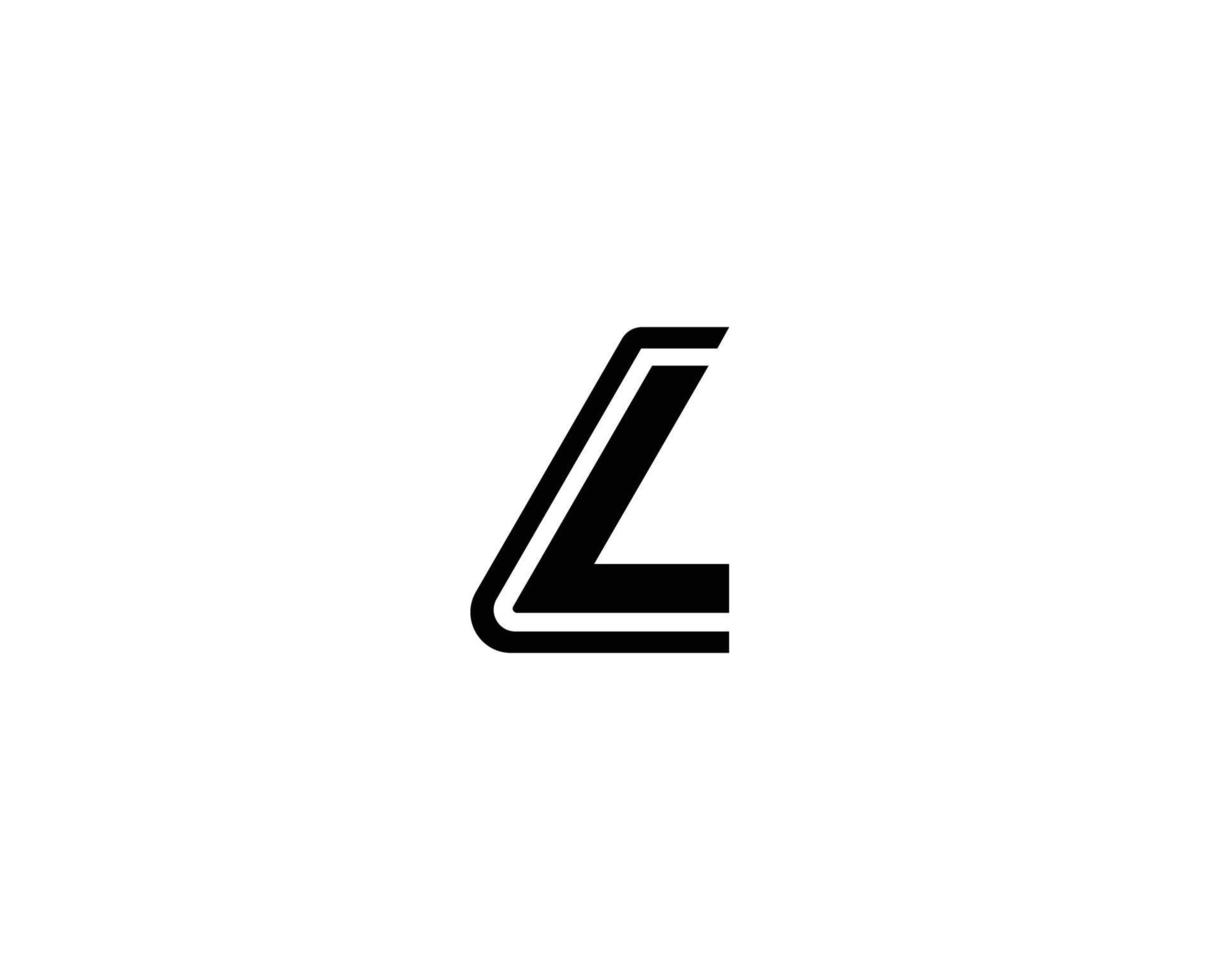 l logotyp design vektor mall