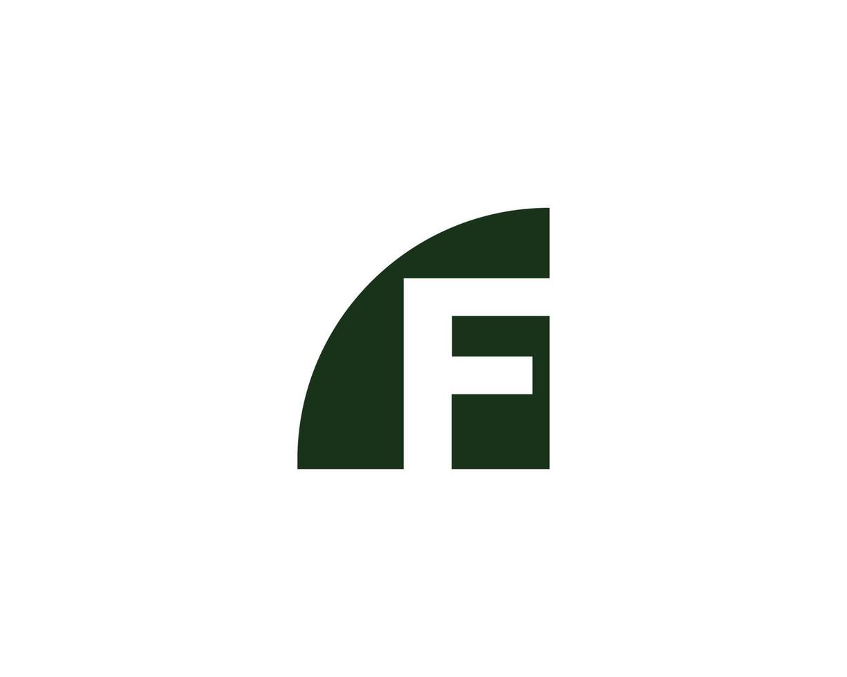 f logotyp design vektor mall