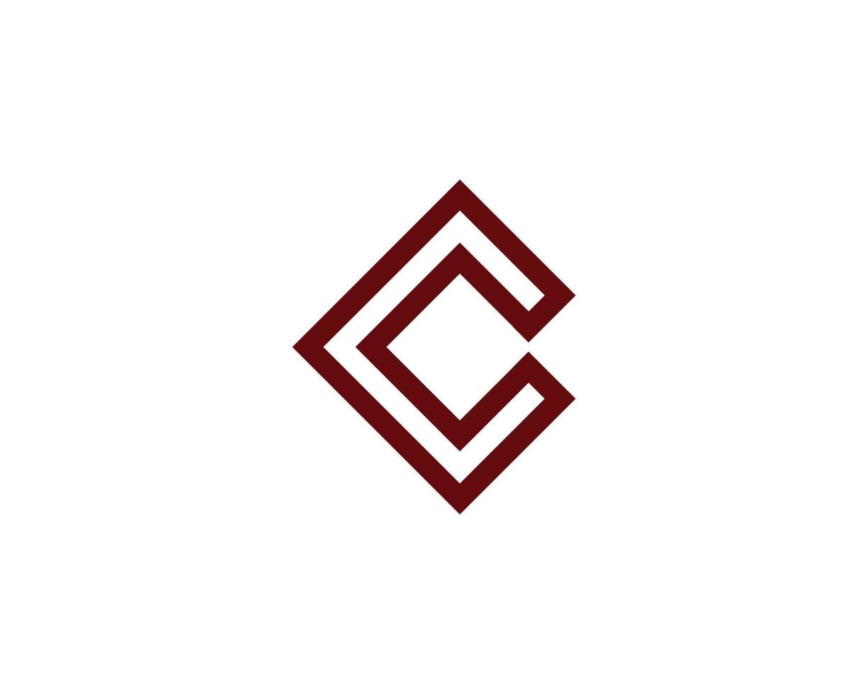 c logotyp design vektor mall