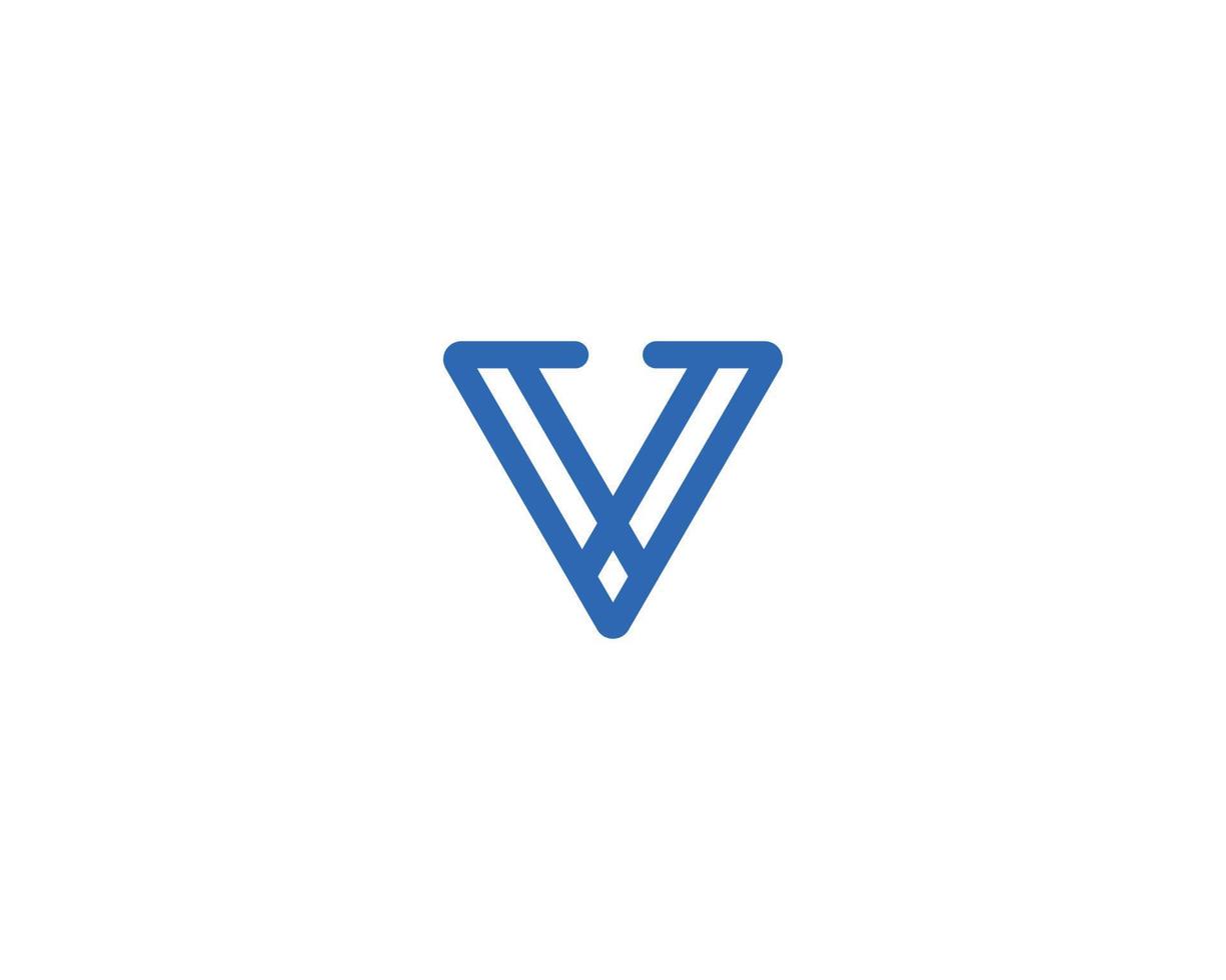 v logotyp design vektor mall