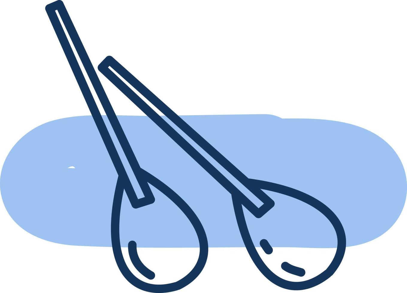 segling paddlar, illustration, vektor, på en vit bakgrund. vektor