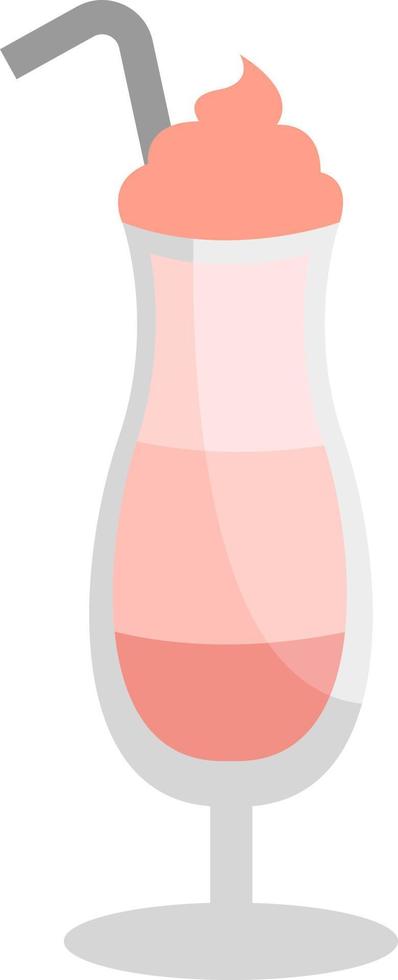 uppfriskande cocktail, illustration, på en vit bakgrund. vektor