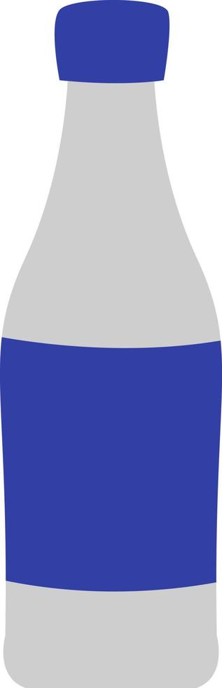 vatten flaska, illustration, vektor, på en vit bakgrund. vektor