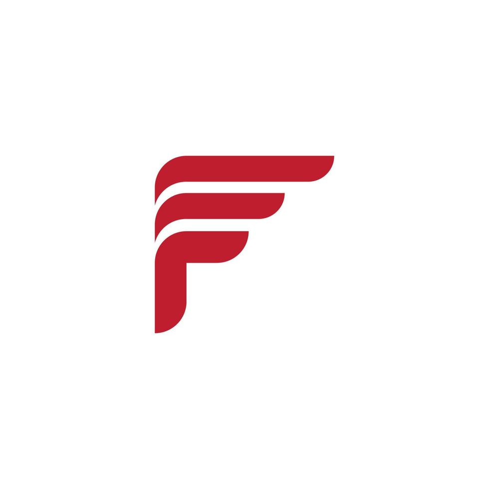f-Buchstaben-Vektor-Icon-Design vektor