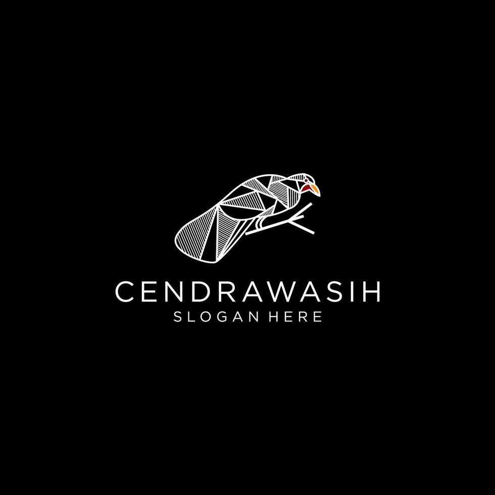 cendrawasih-Logo-Icon-Design-Vektor vektor