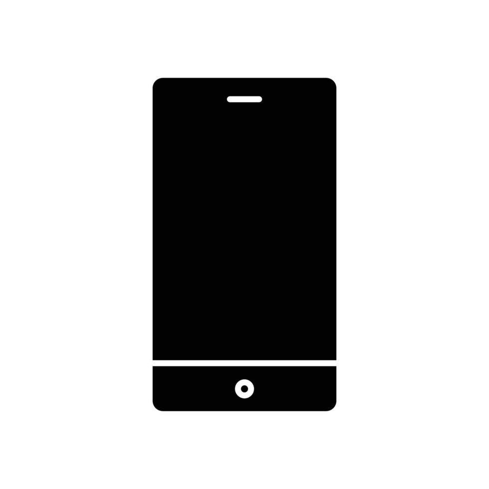 mobil telefon glyf ikon illustration. ikon illustration relaterad till elektronisk, teknologi. enkel vektor design redigerbar. pixel perfekt på 32 x 32