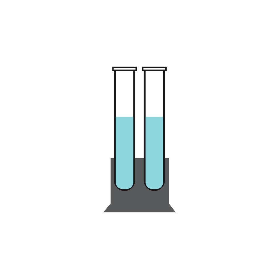 Symbolvektor für Laborglas vektor