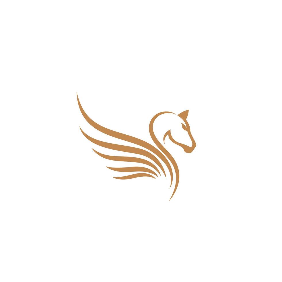 Pegasus-Logo-Symbol-Design-Illustration vektor