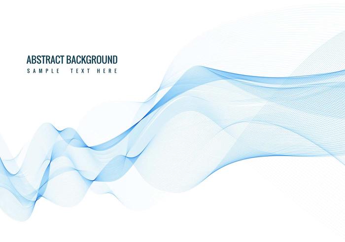 Free Vector Blue Wave Hintergrund