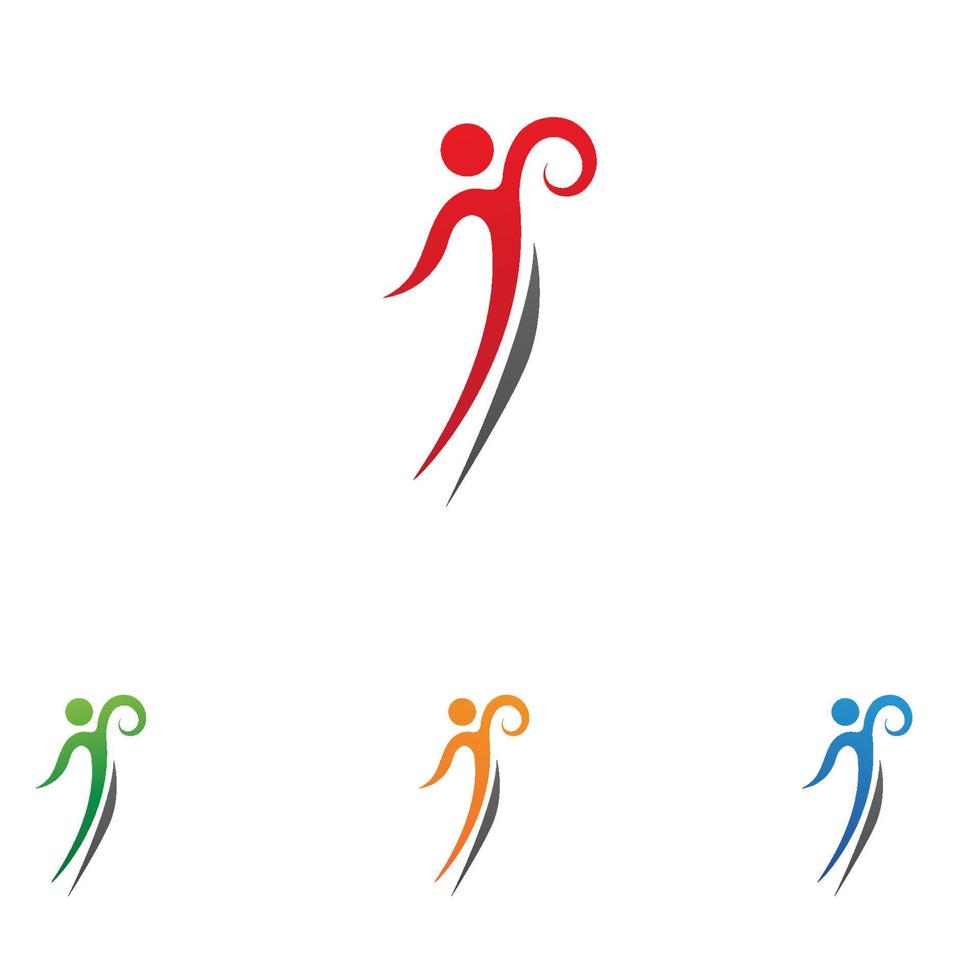 Gesundheit Menschen Logo Vektor Illustration Design-Vorlage