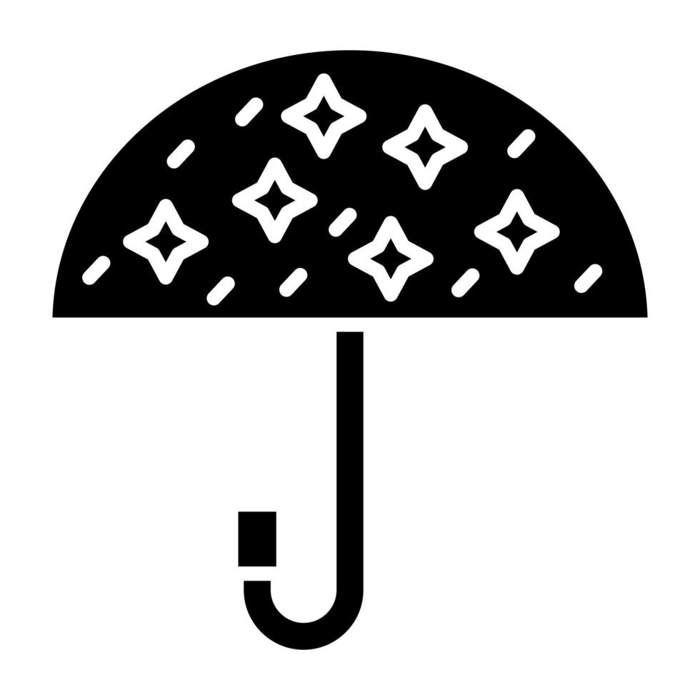 Regenschirm-Icon-Stil vektor