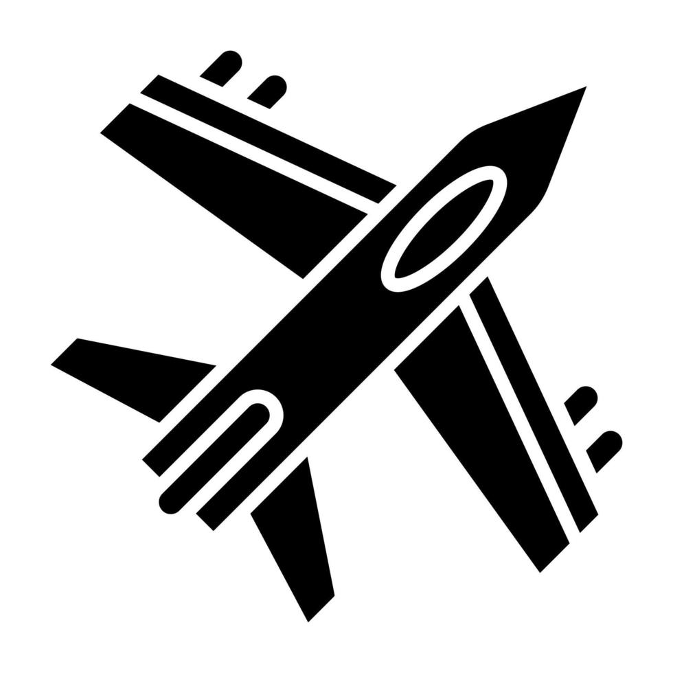 Flugzeug-Icon-Stil vektor