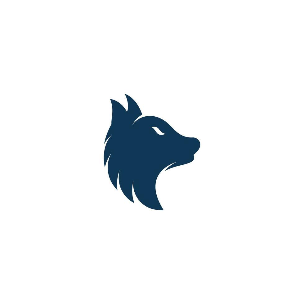 Wolf-Logo-Design. modernes professionelles Wolf-Logo-Design. Wolfskopf-Logo-Vektor vektor
