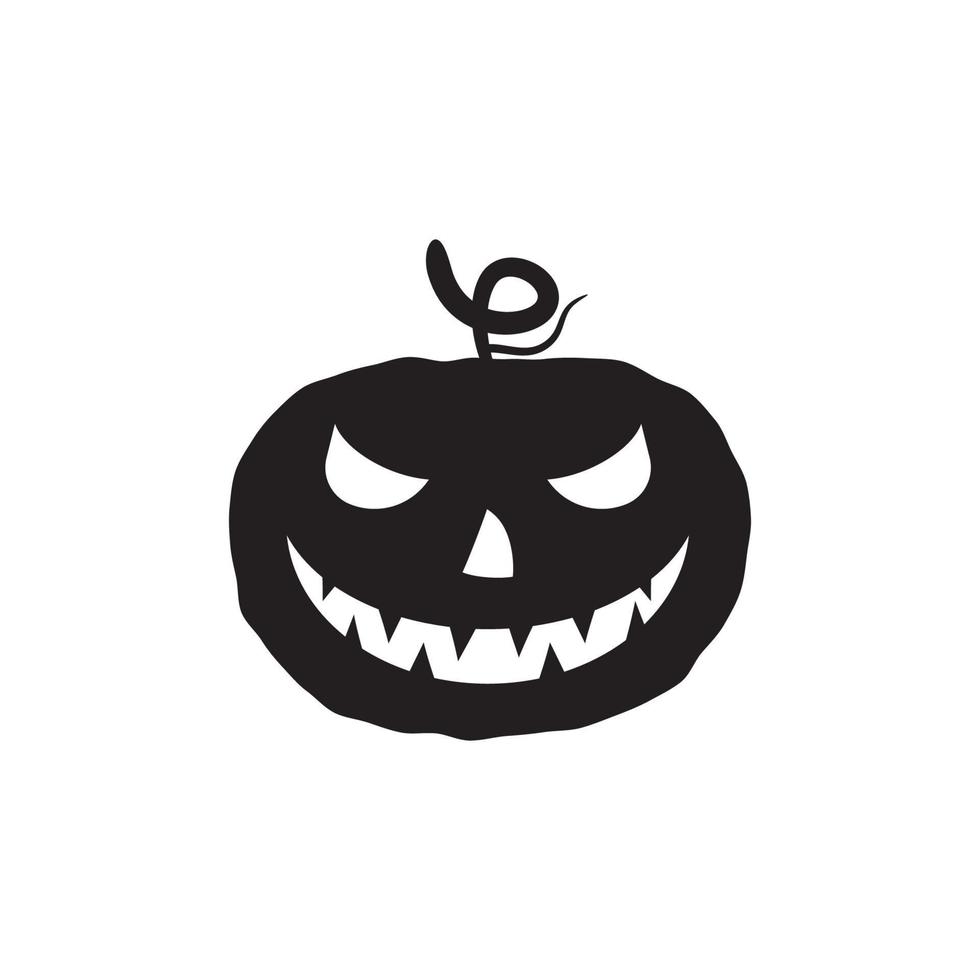 Jack o'Lantern Happy Halloween-Symbol vektor