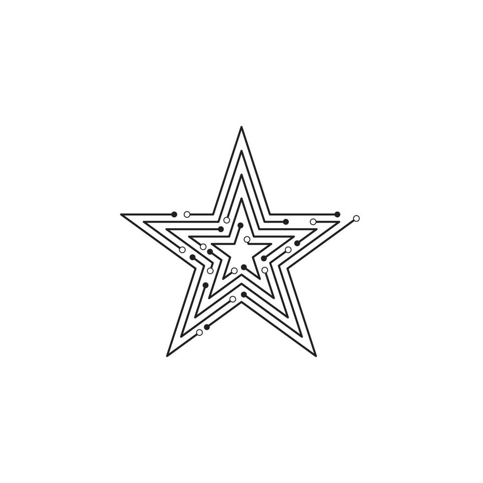 krets logotyp mall vektor