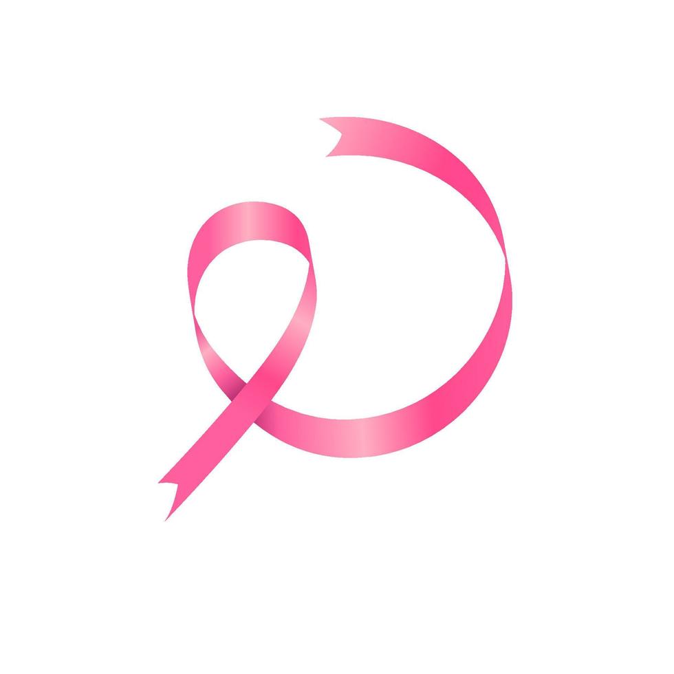 rosa band bröstcancer vektor