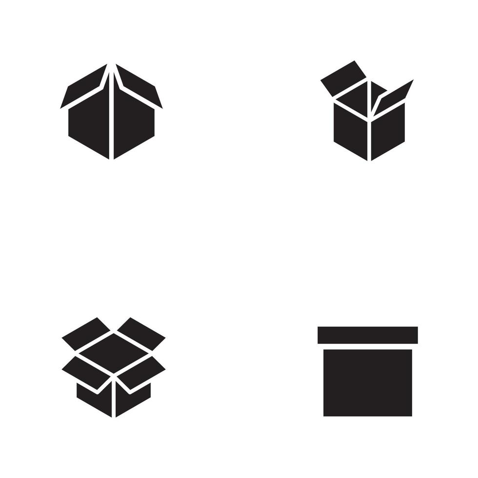 Box-Vektor-Illustration-Symbol vektor
