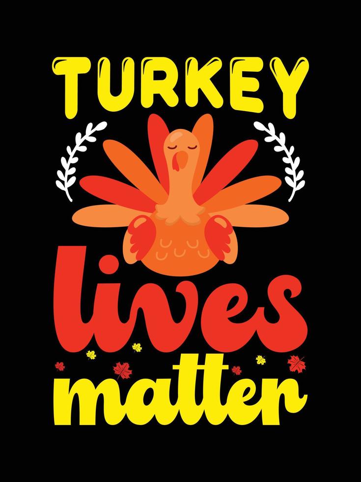 Thanksgiving-Typografie-T-Shirt-Design oder Happy Thanksgiving-Vektor-Poster-Design vektor