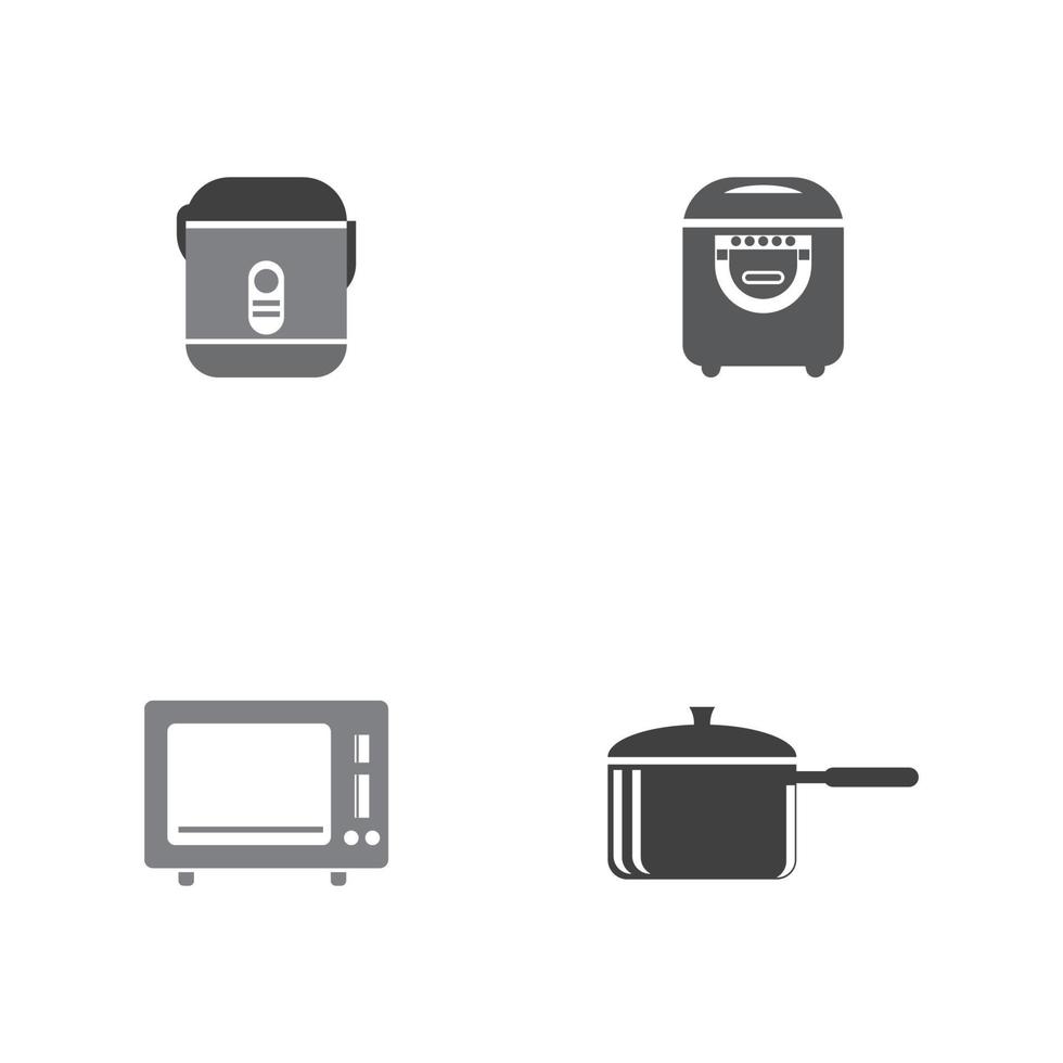 matlagning ikon mall vektor
