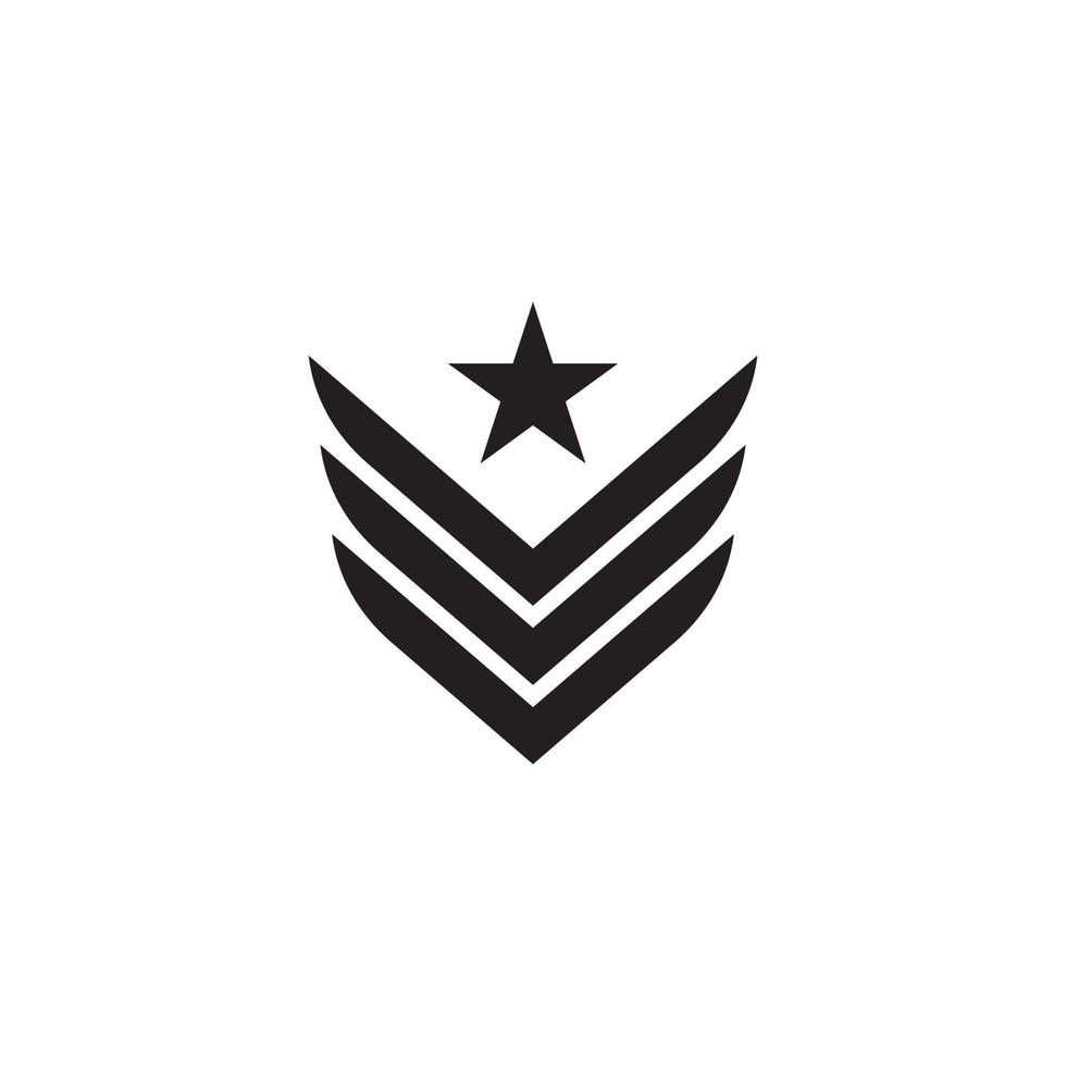 Armee-Militär-Vektor-Symbol vektor