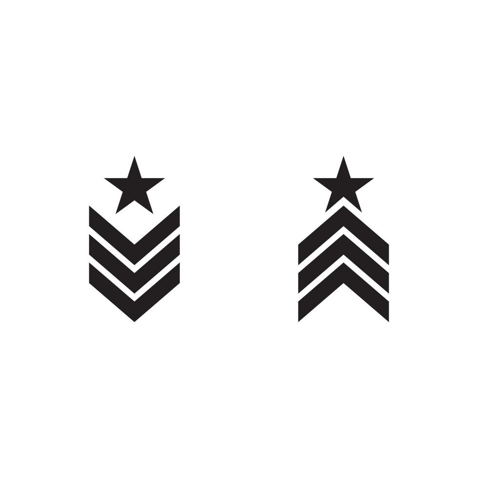 Armee-Militär-Vektor-Symbol vektor