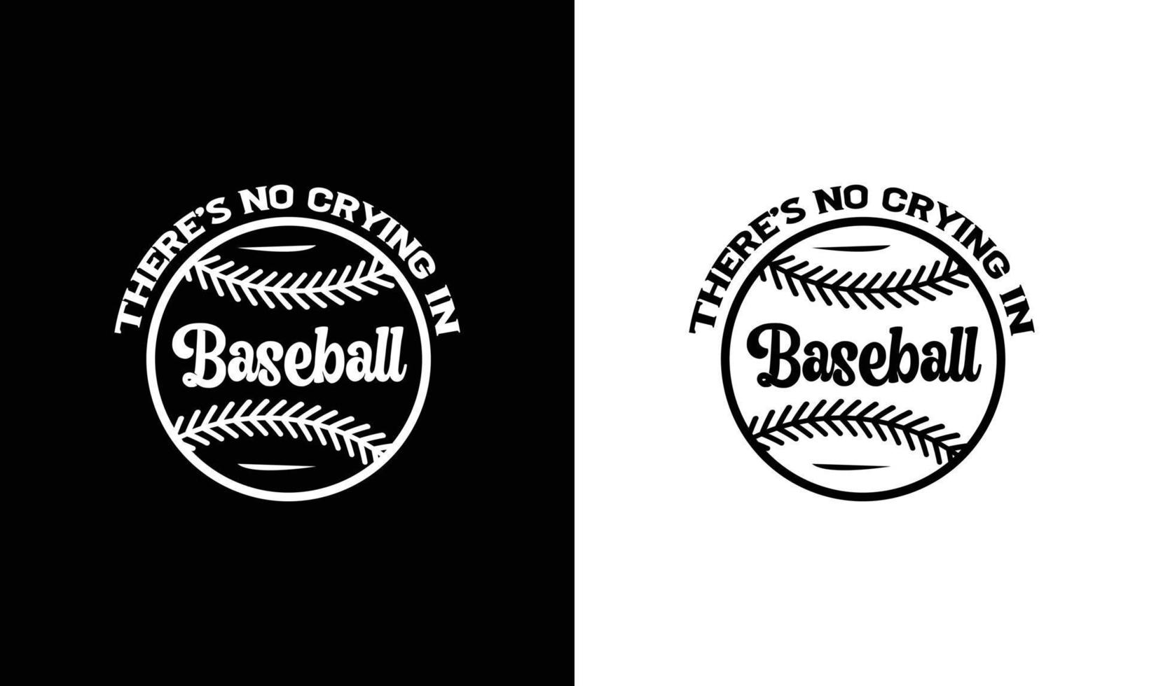 Baseball-Zitat-T-Shirt-Design, Typografie vektor