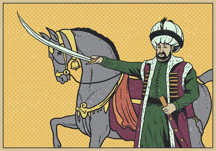 Sultan Porträtt vektor