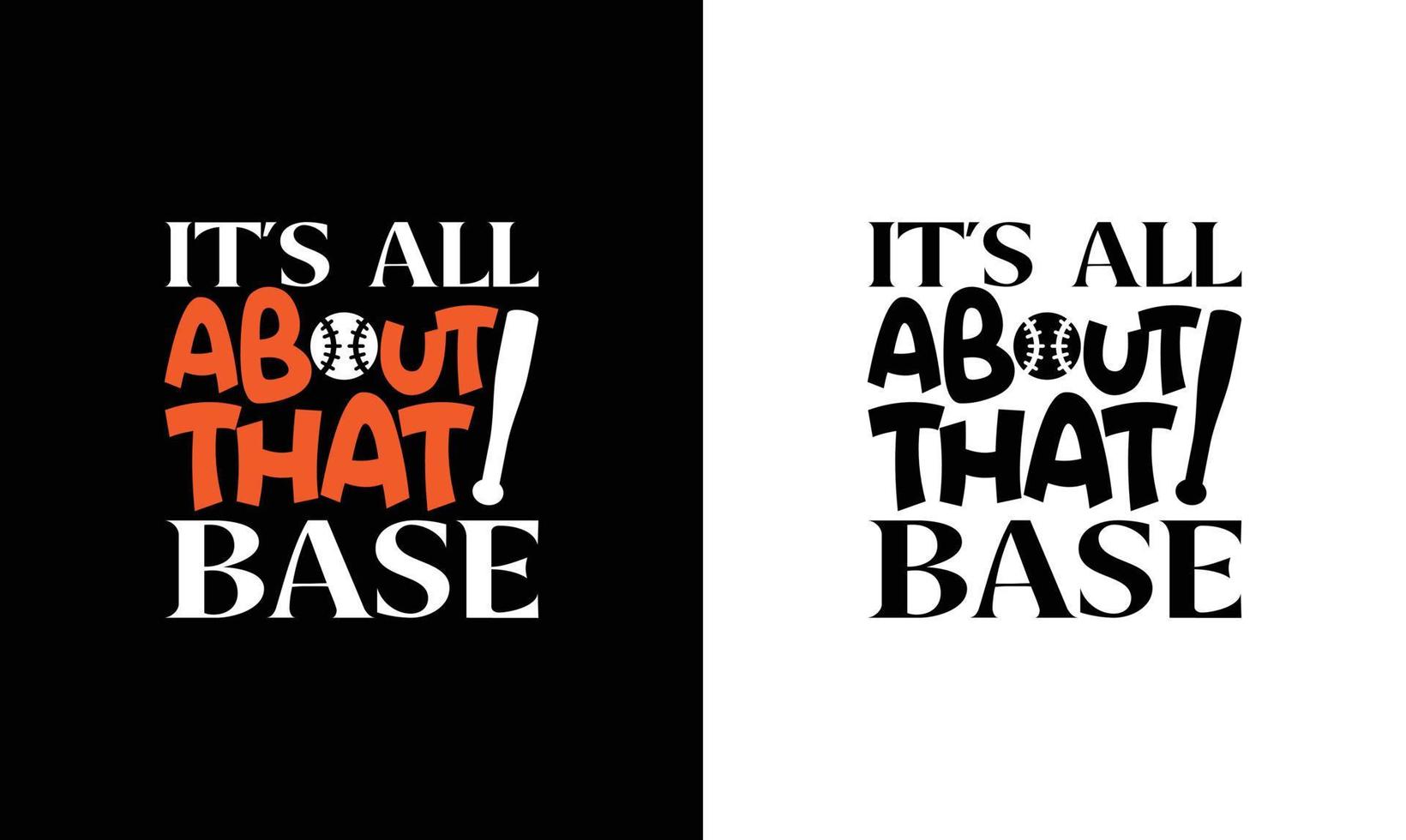 Baseball-Zitat-T-Shirt-Design, Typografie vektor