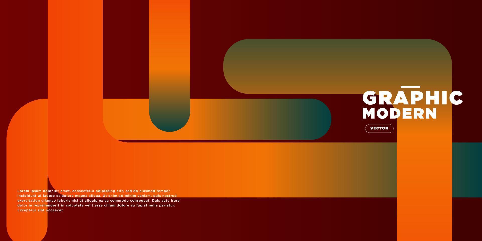 abstrakte geometrische Banner-Vorlage vektor