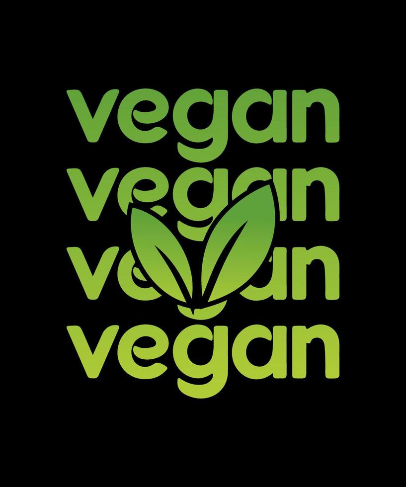 vegan logotyp vektor tshirt design