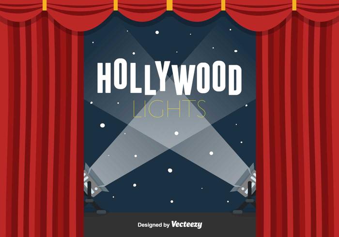 Hollywood Lichter Vektor Hintergrund