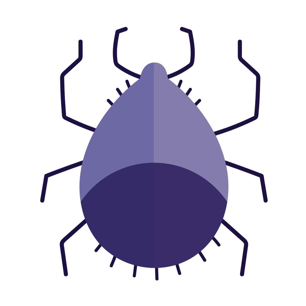 bock insekt djur- i tecknad serie platt ikon stil vektor
