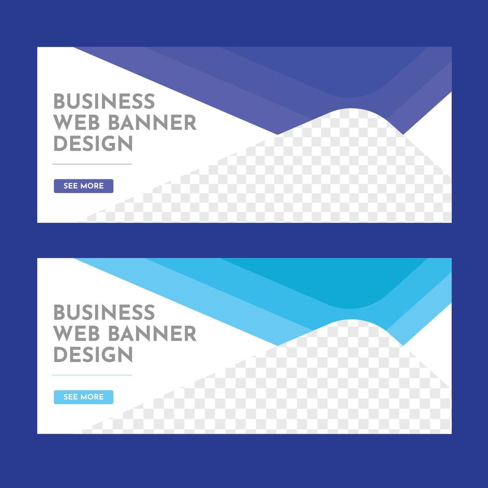 Web-Banner für Unternehmen vektor