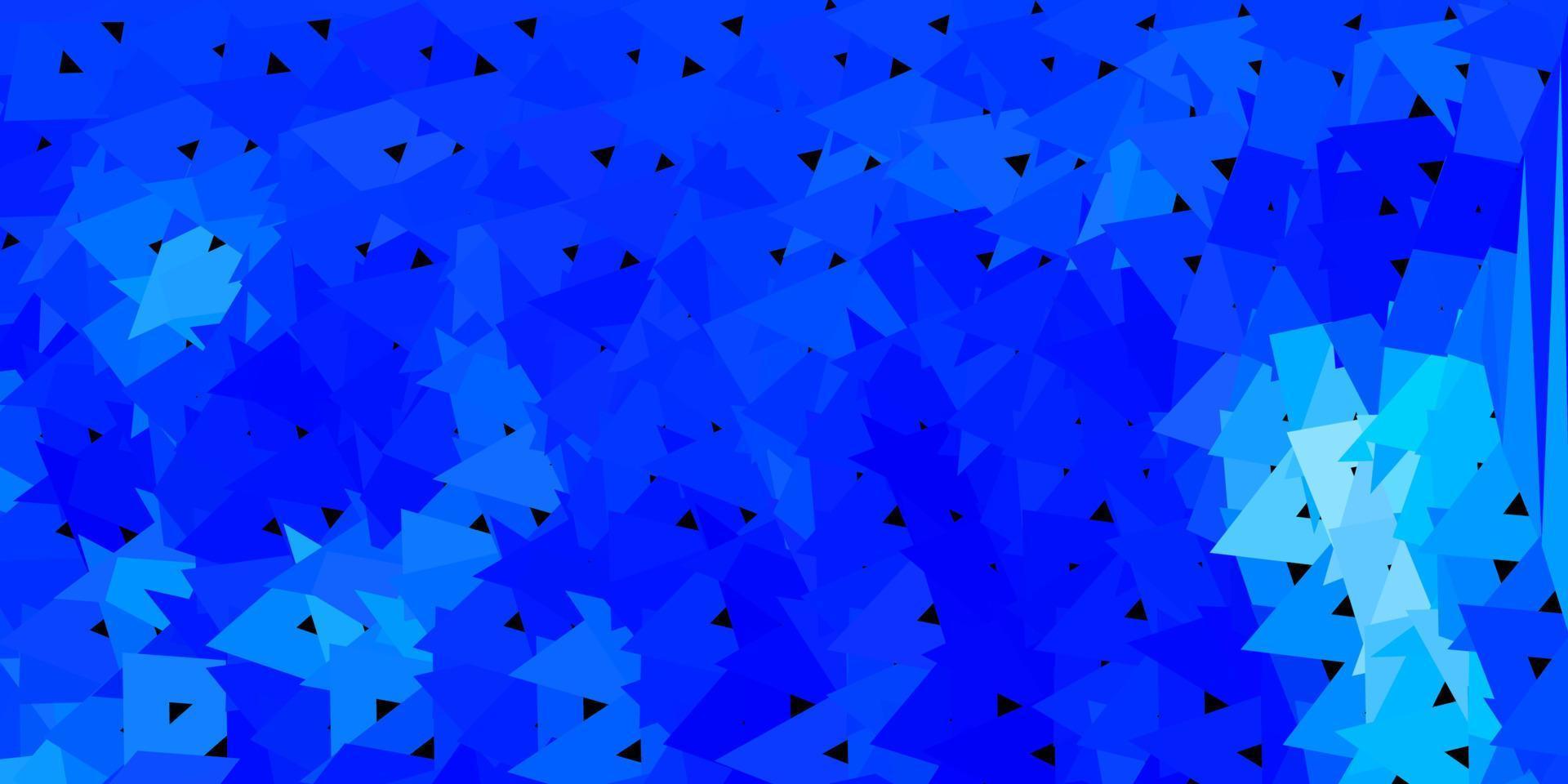 ljusblå vektor gradient polygon layout.