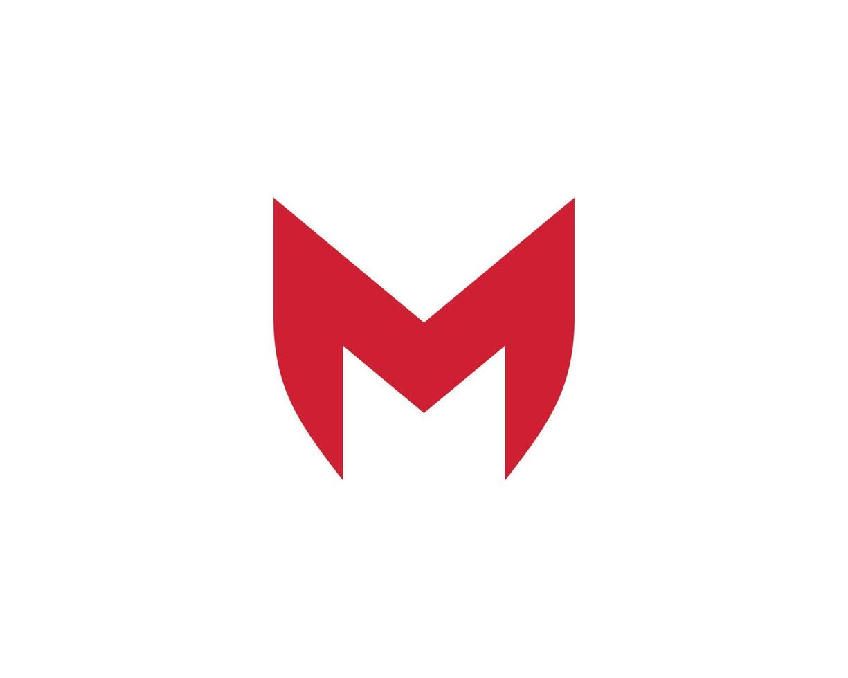 m mm logotyp design vektor mall