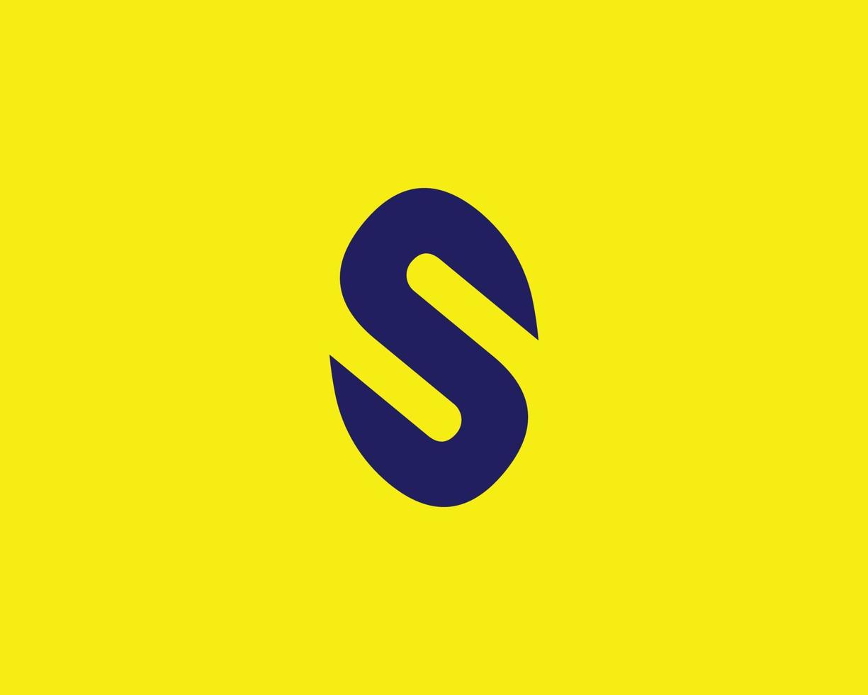 s logotyp design vektor mall