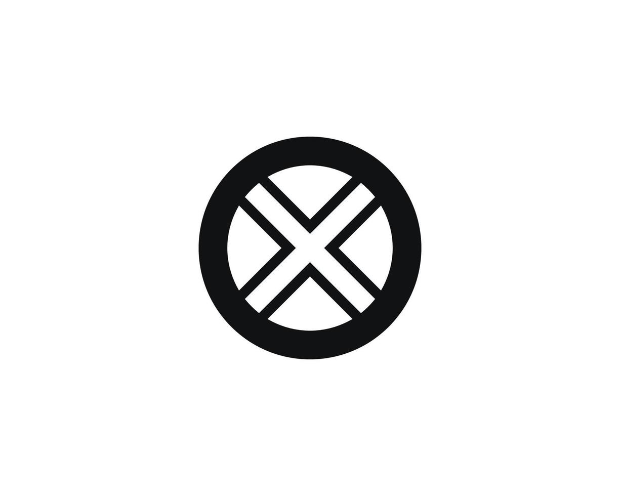 x xx Logo-Design-Vektorvorlage vektor