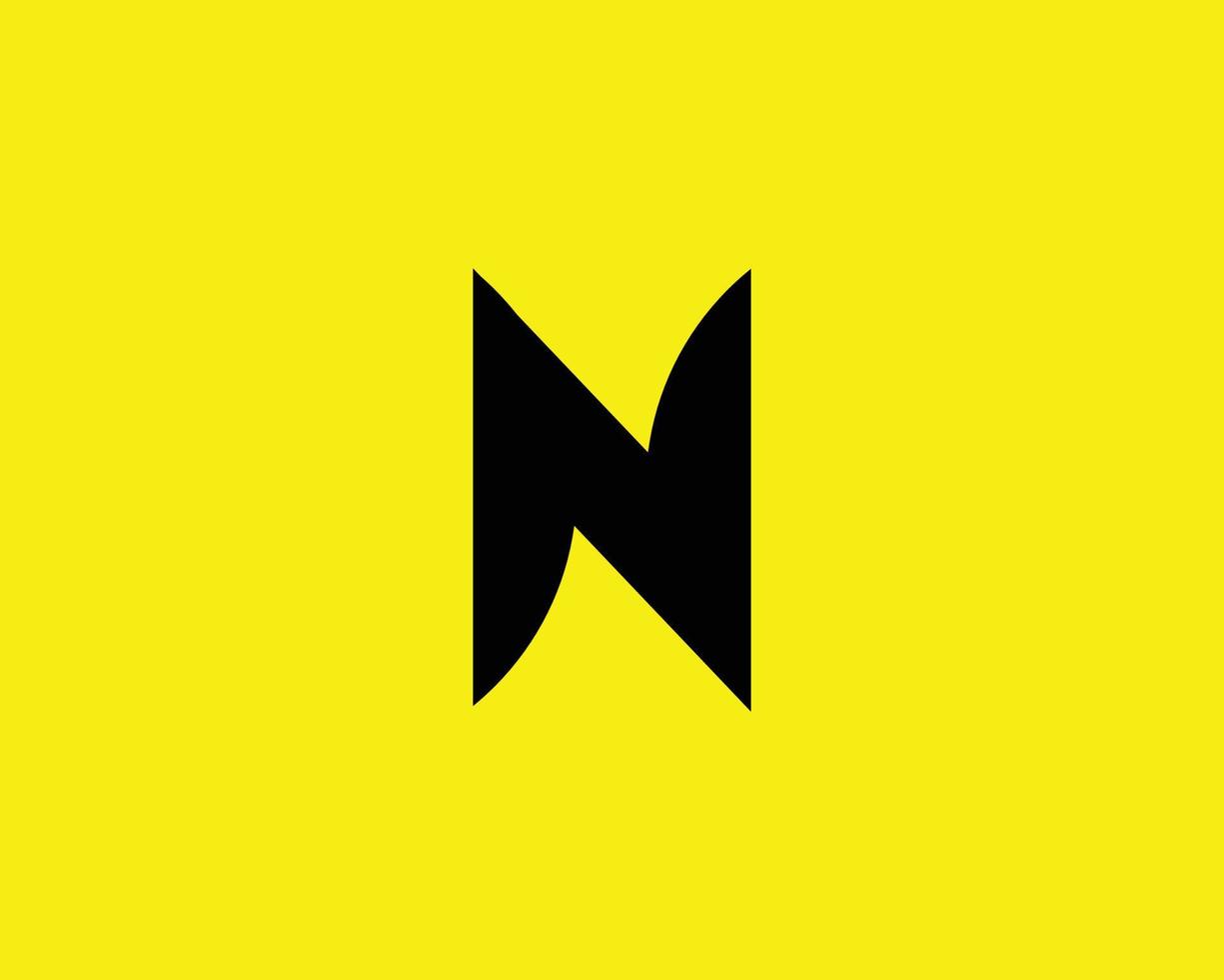 n-Logo-Design-Vektorvorlage vektor