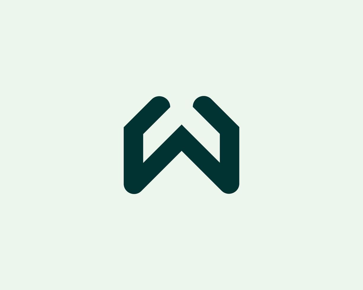 w-Logo-Design-Vektorvorlage vektor