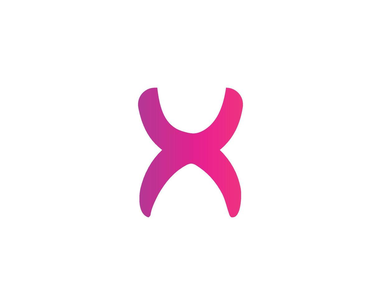 x xx logotyp design vektor mall