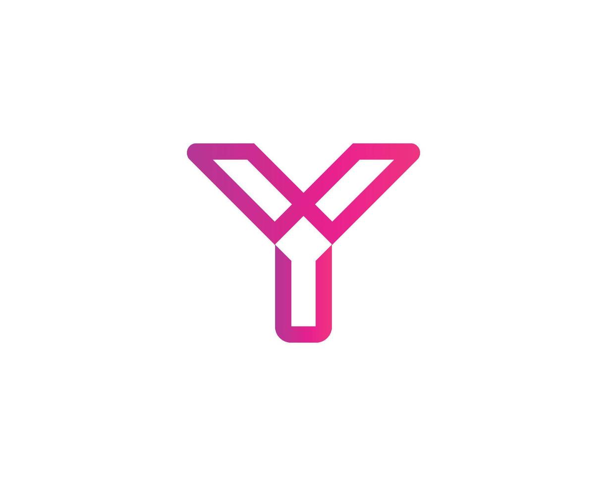 y-Logo-Design-Vektorvorlage vektor