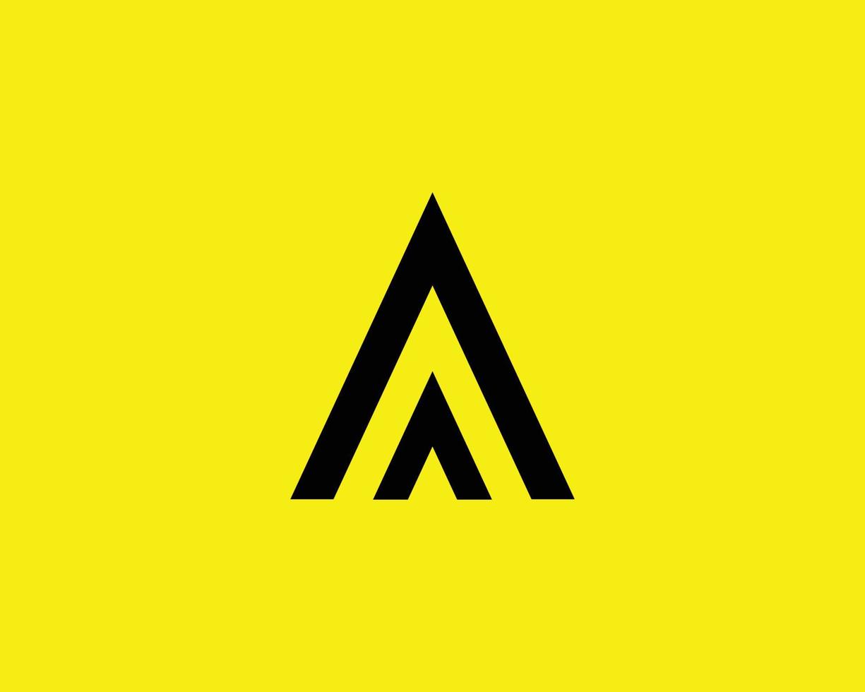 AA-Logo-Design-Vektorvorlage vektor