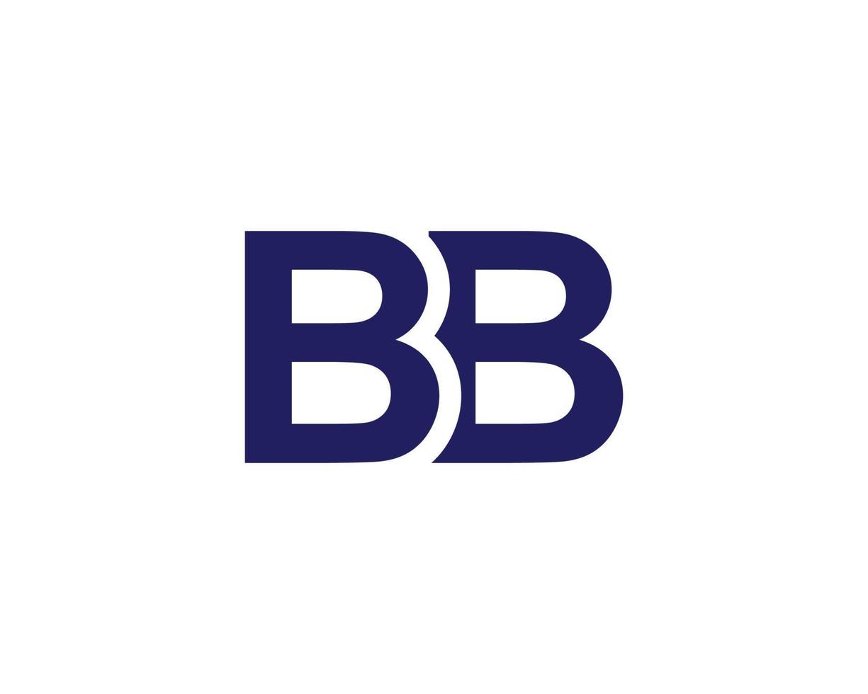 bb-Logo-Design-Vektorvorlage vektor