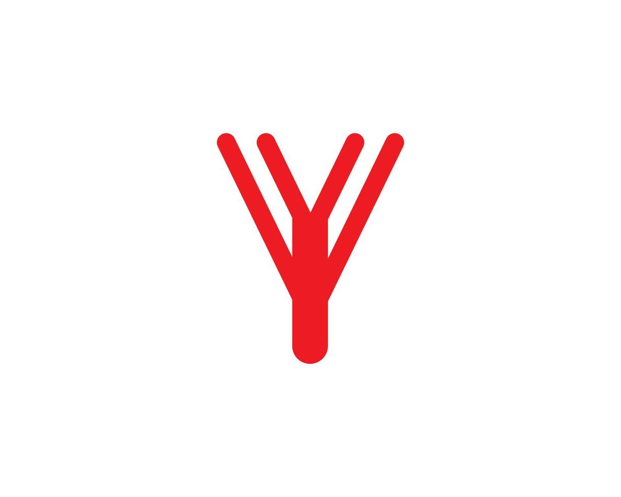 y-Logo-Design-Vektorvorlage vektor