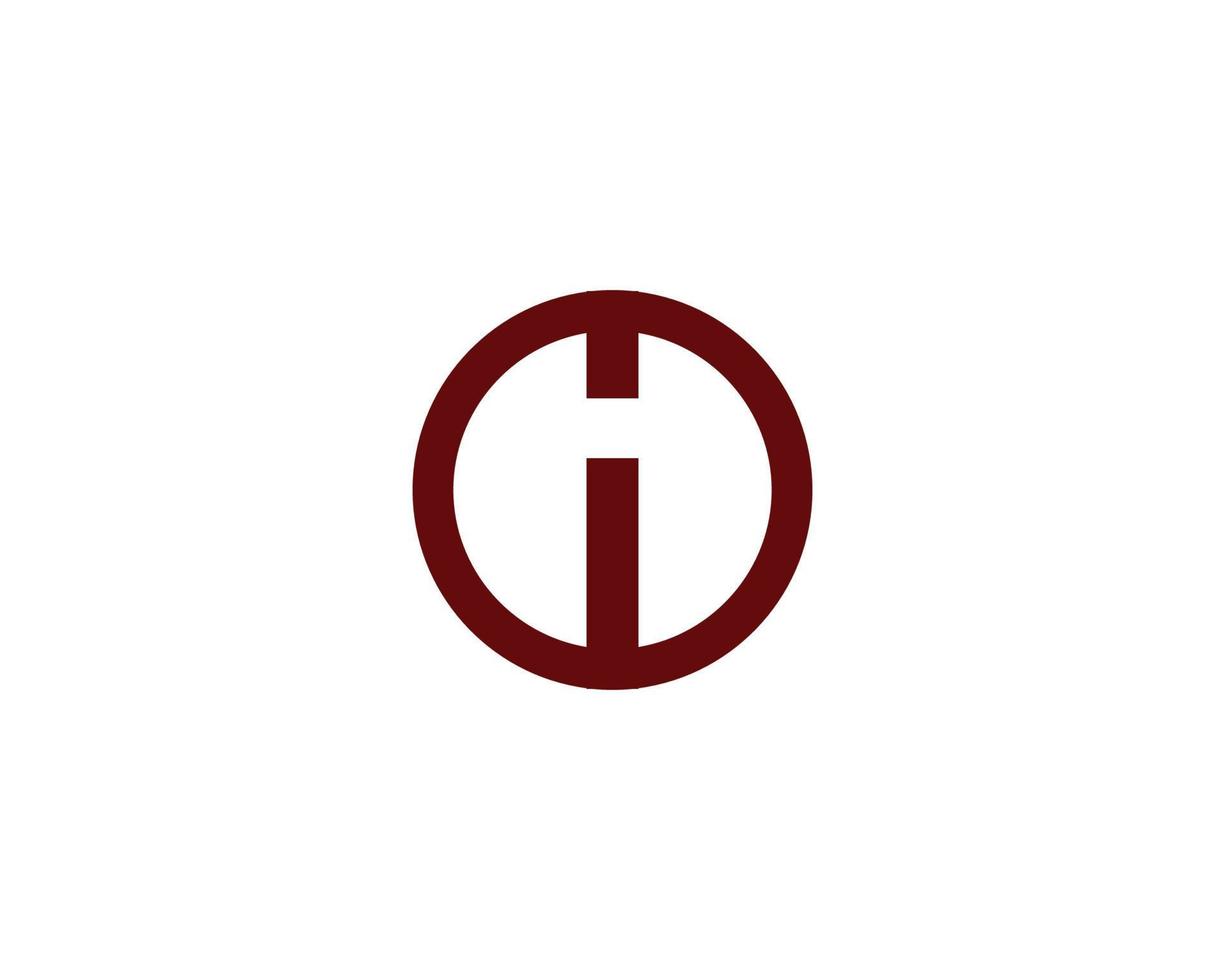i-Logo-Design-Vektor-Vorlage vektor