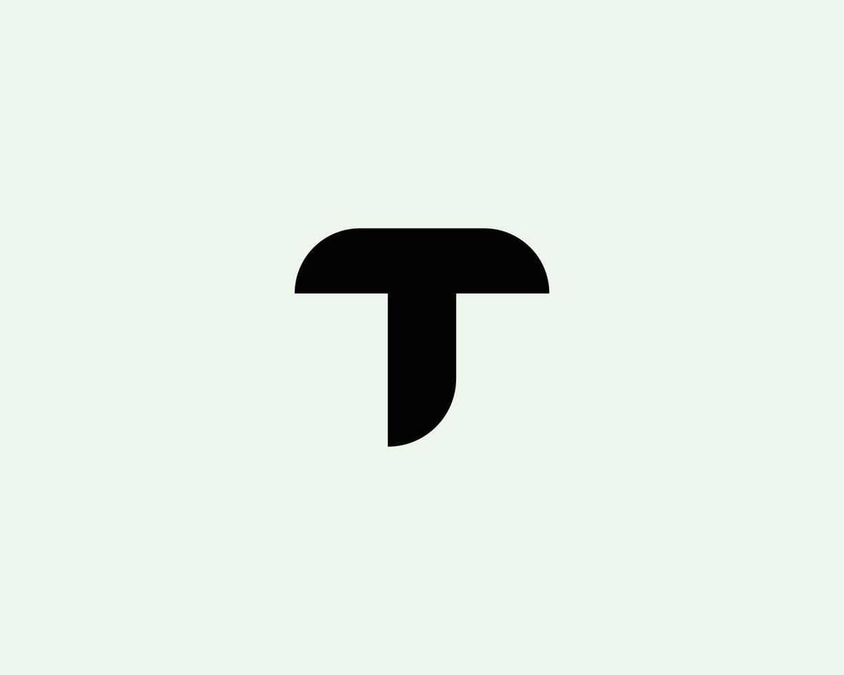 t logotyp design vektor mall