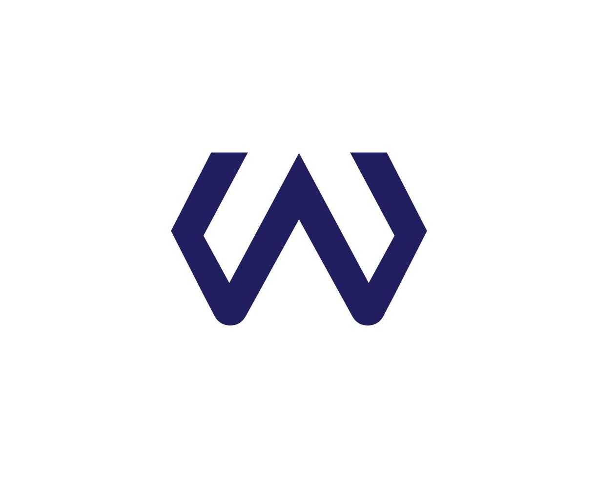 w ww logotyp design vektor mall