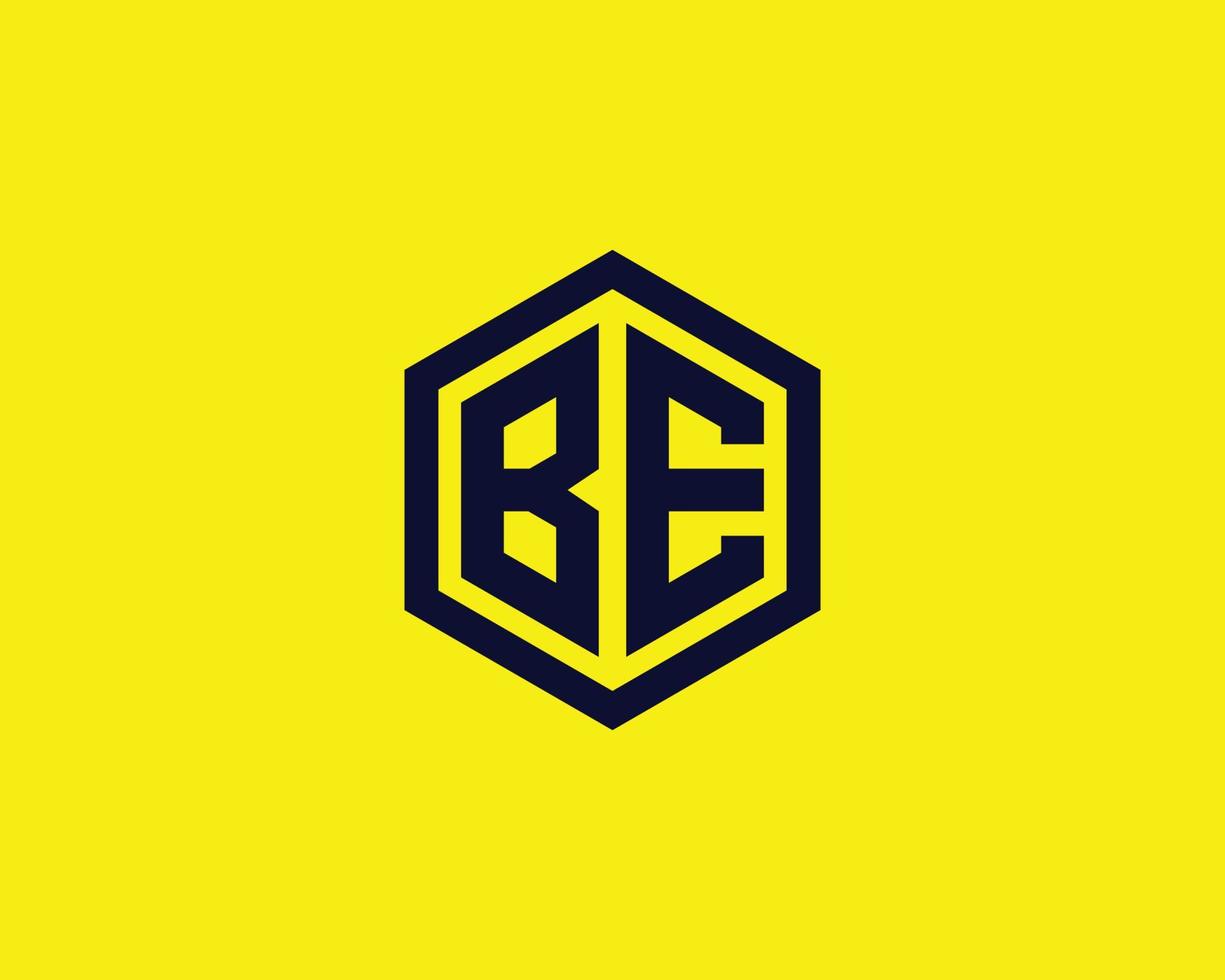 eb-Logo-Design-Vektorvorlage sein vektor