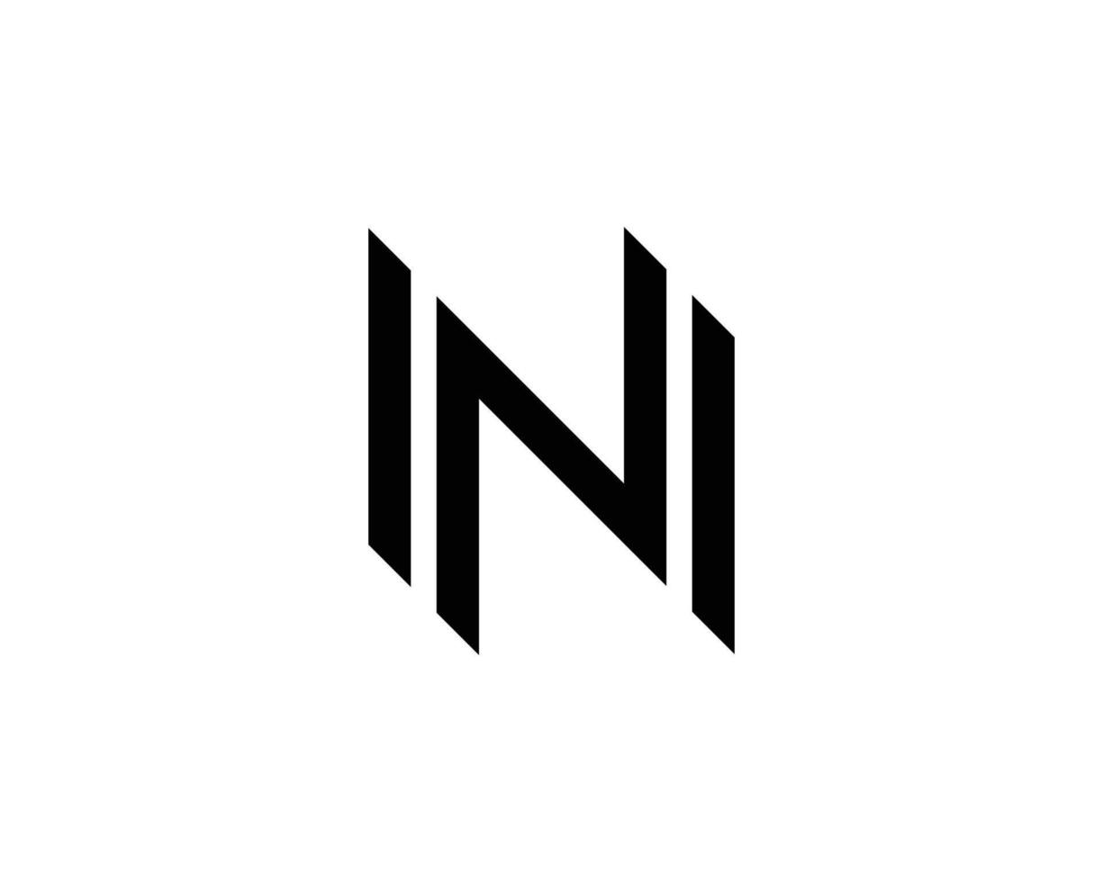 n-Logo-Design-Vektorvorlage vektor